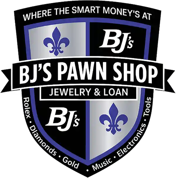 BJ's Pawn Shop — Jewelry & Loan shield logo